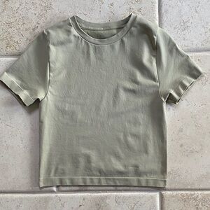 a new day Sage Green Short Sleeve Tee